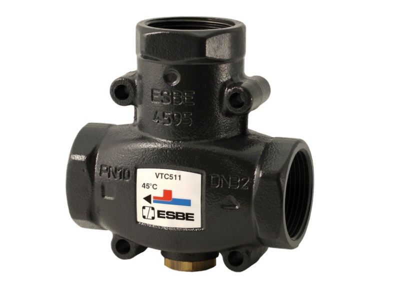 Zawór termoregulacyjny (zabezpieczenie powrotu) - ESBE VTC511 1 GW 65*C